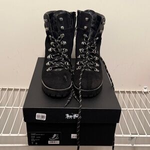 Coach Black Leather Interior